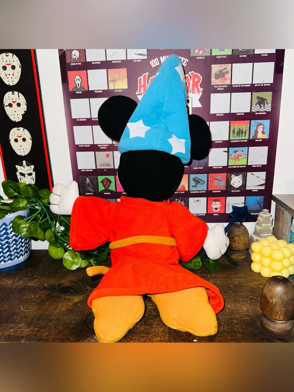 Disney Vintage 90’s Sorcerer Mickey Mouse Playskool Plush Toy